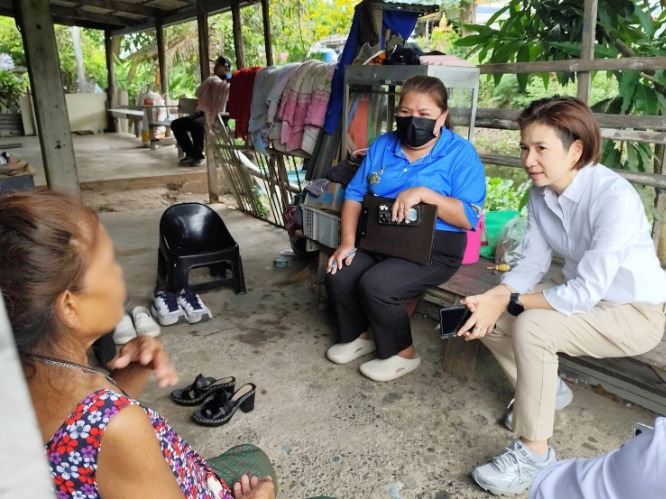 ตรวจเยี่ยมบ้านผู้สูงอายุ หมู่ที่ 1 ต.เกาะลอย