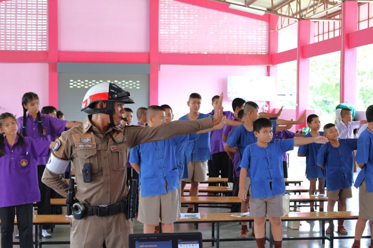 โครงการอบรมให้ความรู้เกี่ยวกับกฎจราจร ประจำปีงบประมาณ พ.ศ.2568